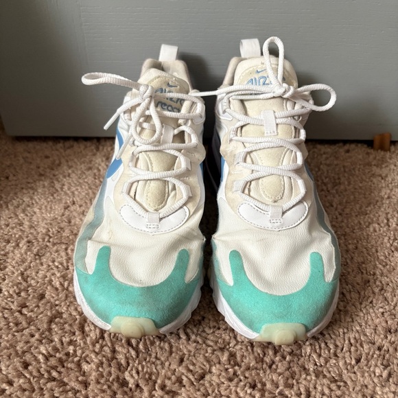 Nike Women's Air Max 270 React Gradient Shift Aurora Purple Size 7.5 - Picture 4 of 13